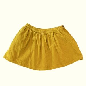 Corduroy mini skirt
